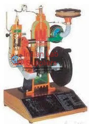 Direct Injection 2-Stroke Diesel Engine Model (On Base)